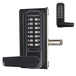 GATEMASTER Superlock Surface Fixed (for wooden gates) Digital Gate Lock with Handles and RapidReset