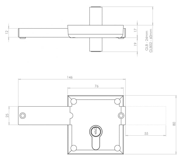 GATEMASTER Gate Locking Bolt