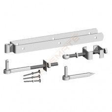 Adjustable Hinge Sets, Includes all fasteners. For 3” thick gates.