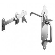 Stainless Steel Heavy Windsor Latch, stainless steel fasteners included